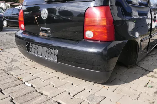 VW Lupo Stoßstange hinten Heckstoßstange Stoßfänger schwaz L041 162350 (162350)