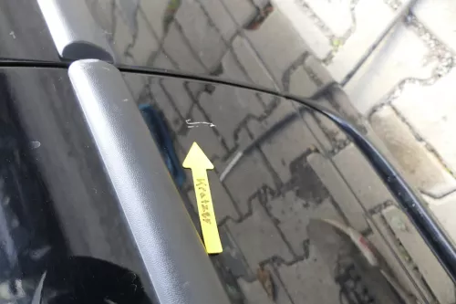 VW Lupo Seat Arosa Tür vorne links Fahrertür schwarz L041 (mechanischer FH) (162352)