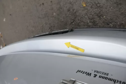 VW Golf 5 1K Limousine Stoßstange hinten Heckstoßstange silber LA7W (162378)