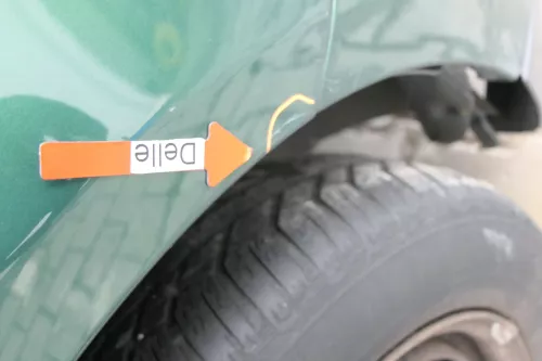 VW Lupo Kotflügel vorne rechts grün LA6N (162384)