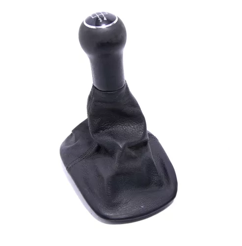 VW Golf 4 Bora Schaltknauf Schaltsack Schaltung Schaltknüppel schwarz 5-Gang (162421)