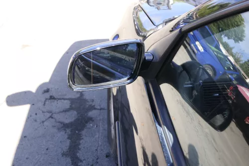 VW Golf 4 Bora manueller Spiegel vorne links Außenspiegel schwarz L041 (162427)