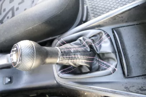 VW Golf 4 Bora Schaltknauf Schaltsack Schaltknüppel schwarz Benziner 5-Gang 1J d (162433)