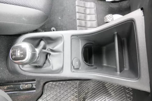 Skoda Citigo Schaltknauf Schaltsack Schaltung Schaltknüppel Leder 5-Gang Leder  (162484)