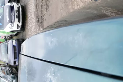 VW Polo 6N Heckklappe Klappe hinten Kofferraumklappe mit Scheibe grün LC6P (162582)