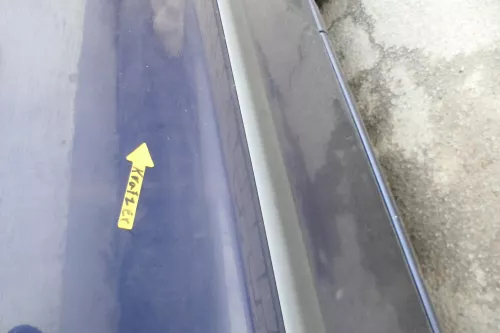 Seat Leon Toledo 1M Tür vorne rechts Beifahrertür blau LB5N -ohne Anbauteile (163162)