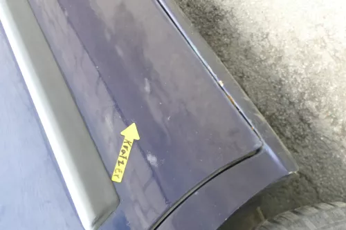 Seat Leon Toledo 1M Tür hinten rechts Beifahrerseite blau LB5N -ohne Anbauteile (163163)