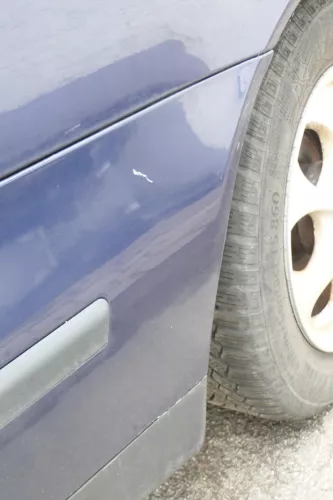 Seat Toledo 1M Stoßstange Heckstoßstange hinten blau LB5N (163169)