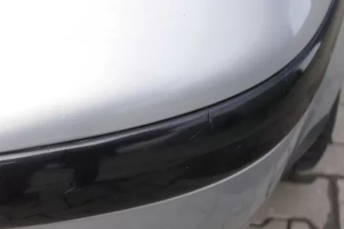 VW Golf 4 Limousine Stoßstange hinten Heckstoßstange Stoßfänger silber LB7Z grau (163227)