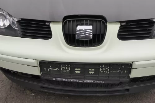 Seat Arosa 6H Stoßstange Frontstoßstange vorne gelb grün Facelift -evtl LS6G (163281)