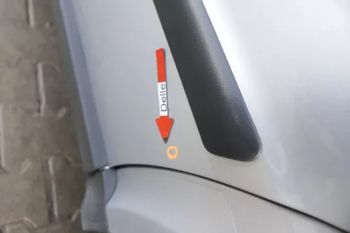 VW Passat 3B 3BG Kombi Variant Tür hinten links silber LA7W reflexsilber (163299)