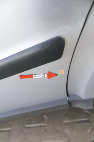 VW Passat 3B 3BG Kombi Variant Tür hinten links silber LA7W reflexsilber  (163299)