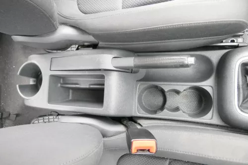 VW Golf 5 1K Handbremse Feststellbremse Handbremshebel Leder Nähte anthrazit (163515)