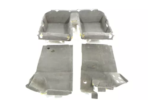 Audi A2 8Z Verkleidung Teppich Boden Innenraumteppich - 3-Teile swing dunkelgrau (163636)