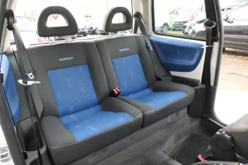 VW Lupo Seat Arosa Sitz Rückbank Sitzfläche Sitze mit Kopfstützen College blau (163784)