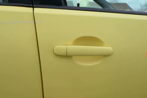 VW Polo 9N 9N3 Tür vorne rechts Beifahrertür 4/5-Türer gelb LD1B -ohne Anbauteil (163791)
