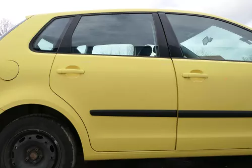 VW Polo 9N 9N3 Tür hinten rechts 4/5-Türer gelb LD1B - ohne Anbauteile
