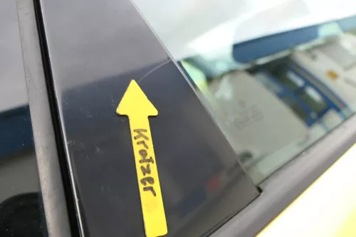 VW Polo 9N 9N3 Tür hinten rechts 4/5-Türer gelb LD1B - ohne Anbauteile (163792)