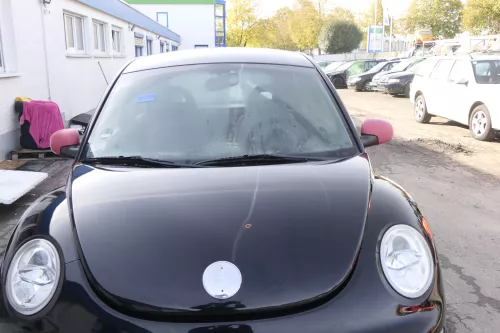 VW New Beetle 9C Motorhaube Klappe vorne schwarz L041  (163930)