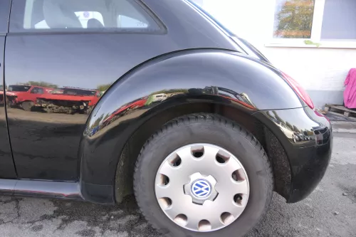 VW New Beetle 9C Kotflügel hinten links schwarz L041 1C0821301F  (163955)