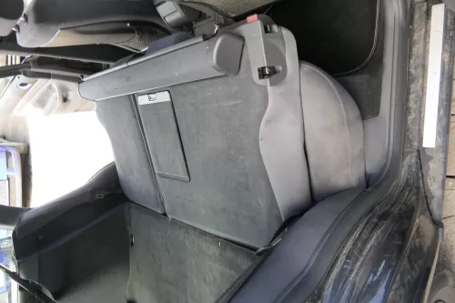 Audi A4 B5 Sitz Sitze hinten Rückbank Rücksitzbank Kombi schwarz Kopfstützen (163998)