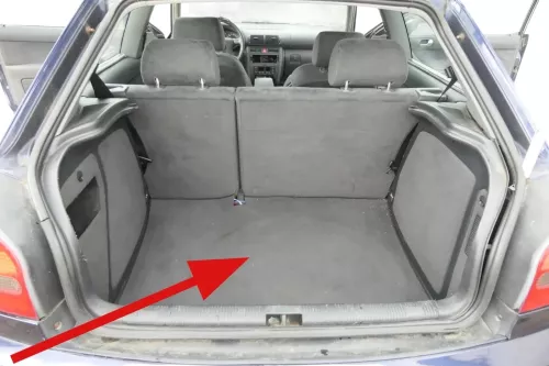 Audi A3 8L 3-Türer Verkleidung Teppich Kofferraum Kofferraumteppich schiefer