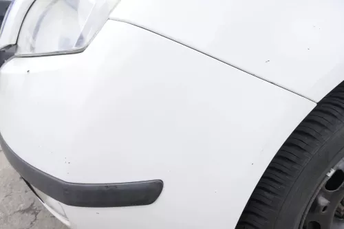 Skoda Fabia 6Y Stoßstange Stoßfänger vorne weiß LF9E 2000-2004 (164154)
