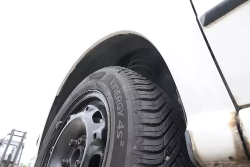 Skoda Fabia 6Y Kotflügel vorne links weiß LF9E auch Kombi (164155)