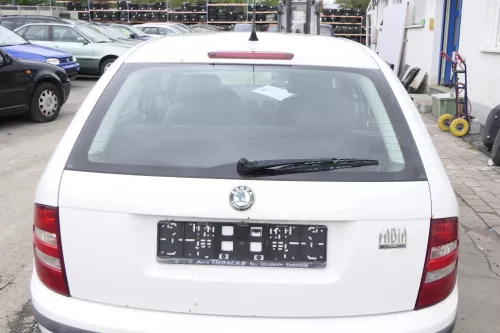 Skoda Fabia 6Y Combi Kombi Heckklappe Kofferraumklappe Klappe weiß LF9E (164161)