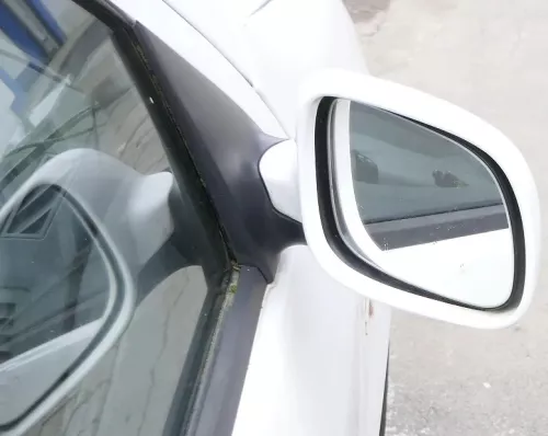 Skoda Fabia 6Y elektrisch Spiegel Außenspiegel rechts mit Glas weiß LF9E (164164)