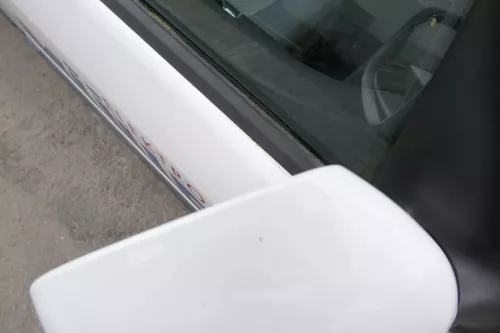 Skoda Fabia 6Y elektrisch Spiegel Außenspiegel rechts mit Glas weiß LF9E (164164)