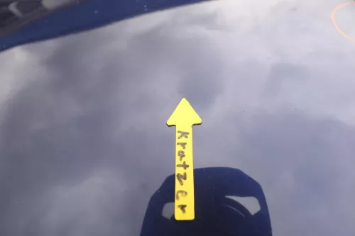 Skoda Fabia 6Y Motorhaube Klappe vorne blau LF5U mit Grill vorn (164183)