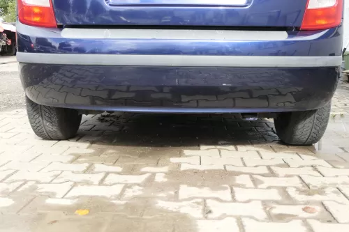 Skoda Fabia 6Y Schrägheck Stoßstange hinten Heckstoßstange blau LF5U (164193)