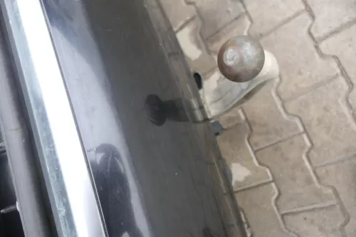Audi A4 8E B6 Kombi Avant Stoßstange hinten mit Spoiler schwarz LZ9W (164236)