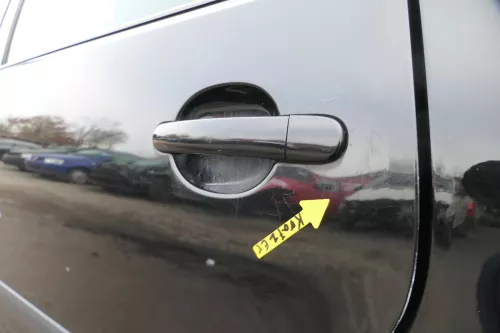 VW Polo 9N 9N3 Tür hinten links 4/5-Türer schwarz L041 - ohne Anbauteile (164270)