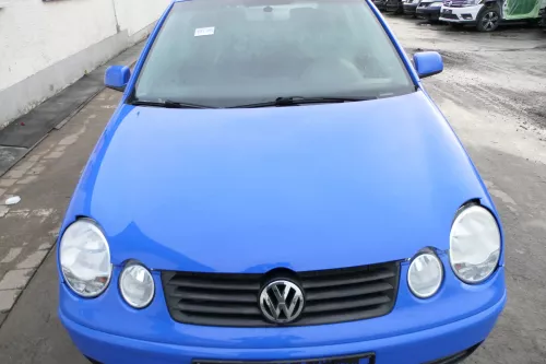 VW Polo 9N Motorhaube Klappe Haube vorne blau LA5F uni bis ca. Bj. 2004