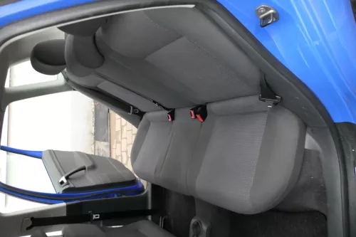 VW Polo 9N 9N3 Sitz Rückbank Sitzfläche Sitze 3 Punkt Gurt hinten mit Kopfstütze (164305)