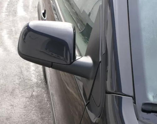 VW Polo 9N 9N3 elektrischer Spiegel Außenspiegel rechts vorne schwarz LC9Z (164314)