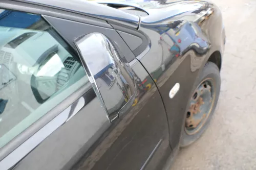 VW Polo 9N 9N3 elektrischer Spiegel Außenspiegel rechts vorne schwarz LC9Z (164314)