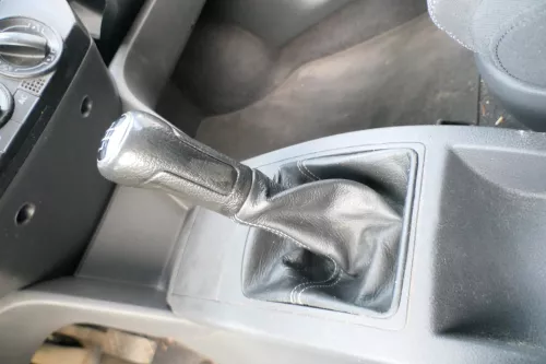VW Polo 9N 9N3 Schaltknauf Schaltsack Schaltung Schaltknüppel Leder Kunstleder (164319)