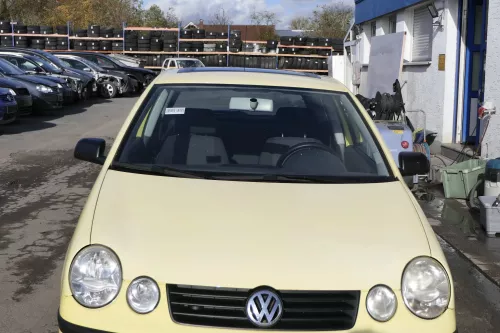 VW Polo 9N Motorhaube Klappe Haube vorne gelb LD1B uni bis ca. Bj. 2004