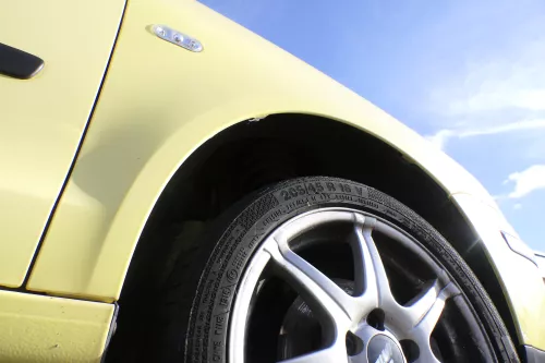 VW Polo 9N Kotflügel vorne rechts gelb LD1B bis ca.Bj.2004  (164343)