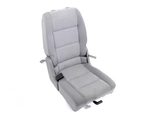 VW Touran Sitz hinten links (hintern Fahrersitz) Rücksitz GRAU Isofix (164393)