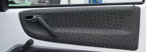 VW Lupo Arosa Türverkleidung Verkleidung Tür vorne rechts oben off-black (164407)
