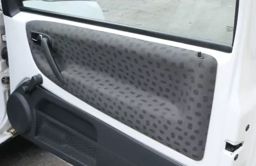 VW Lupo Arosa Türverkleidung Verkleidung Tür vorne rechts oben off-black (164407)