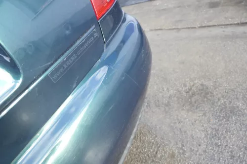 Audi A4 B5 Limousine Stoßstange hinten Heckstoßstange grün LZ6U biscaBj99 (164428)