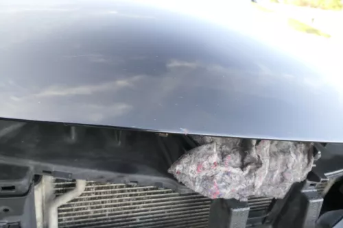 VW Passat 3C Motorhaube Klappe vorne vorn Haube schwarz L041 (164708)