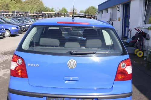 VW Polo 9N3 9N Heckklappe Kofferraumklappe Klappe blau LA5F- ohne Anbauteile (164850)