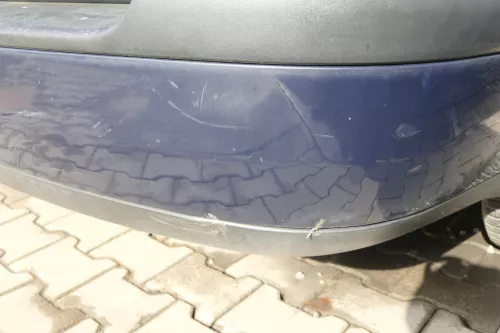VW Golf 4 Kombi Avant Stoßstange hinten Heckstoßstange Stoßfänger blau LA5G (164873)