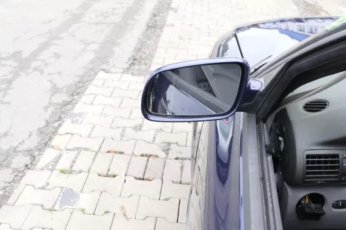 VW Passat 3B 3BG elektrischer Spiegel Außenspiegel links mit Glas blau LB5N (164895)